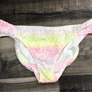 Victoria’s Secret Pink rainbow 🌈 ombré lace bikini bottom